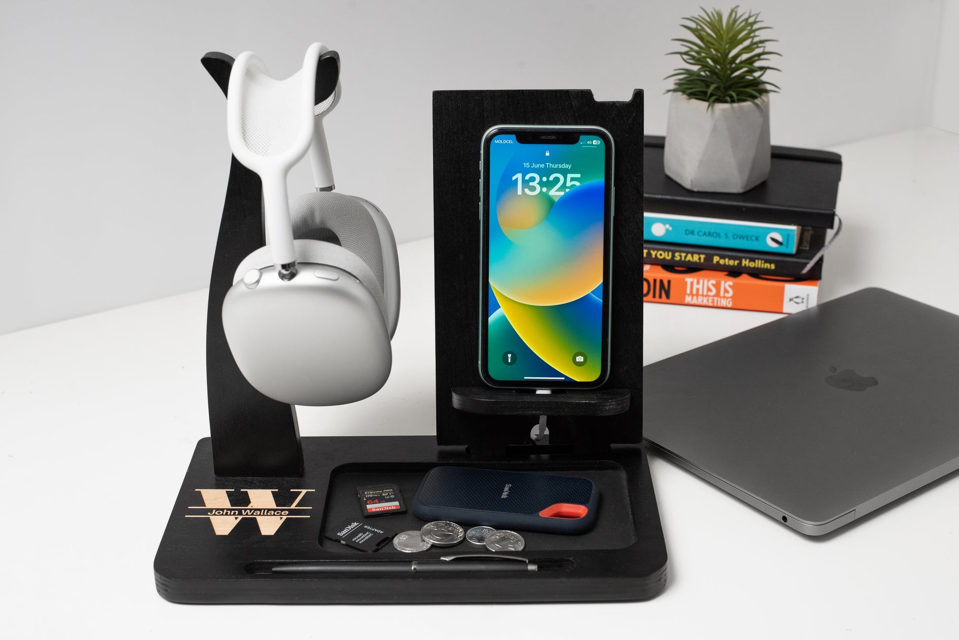 All-in-one Desk Organizer - Wenge