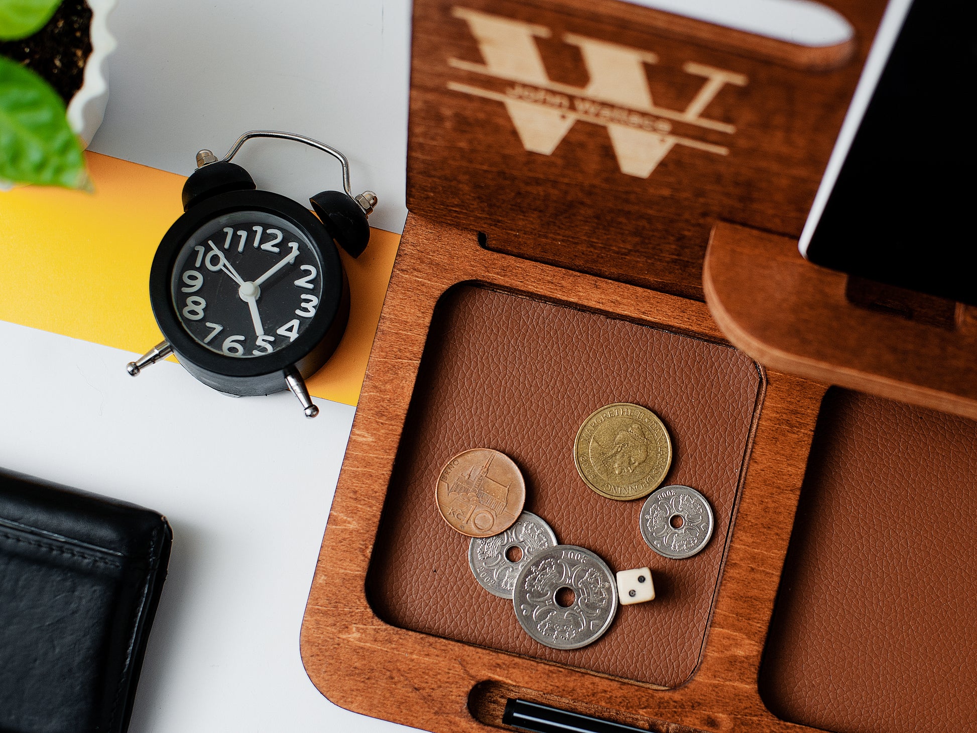 Desk - Nightstand Organizer | Walnut