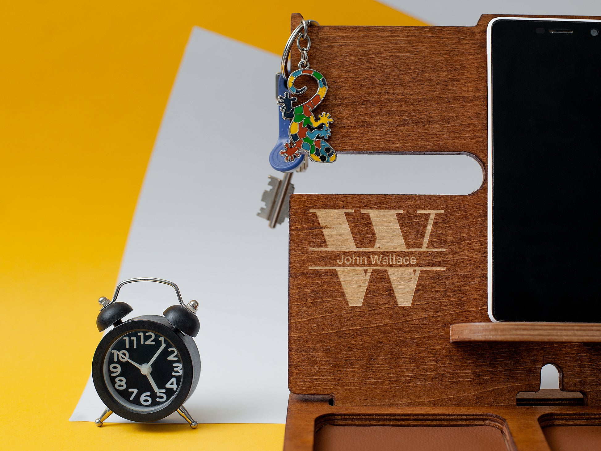 Desk - Nightstand Organizer | Walnut