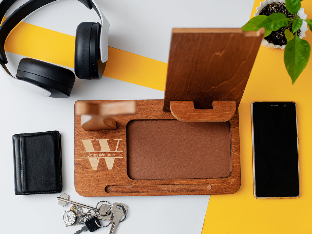 All-in-one Desk Organizer - Walnut