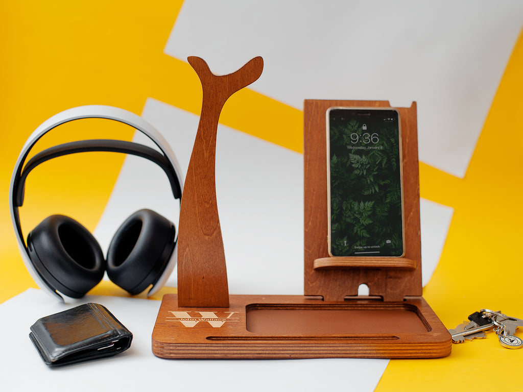 All-in-one Desk Organizer - Walnut