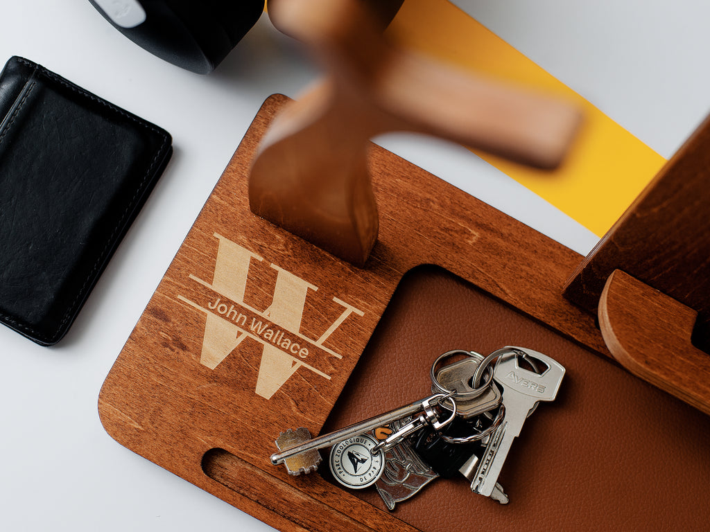 All-in-one Desk Organizer - Walnut