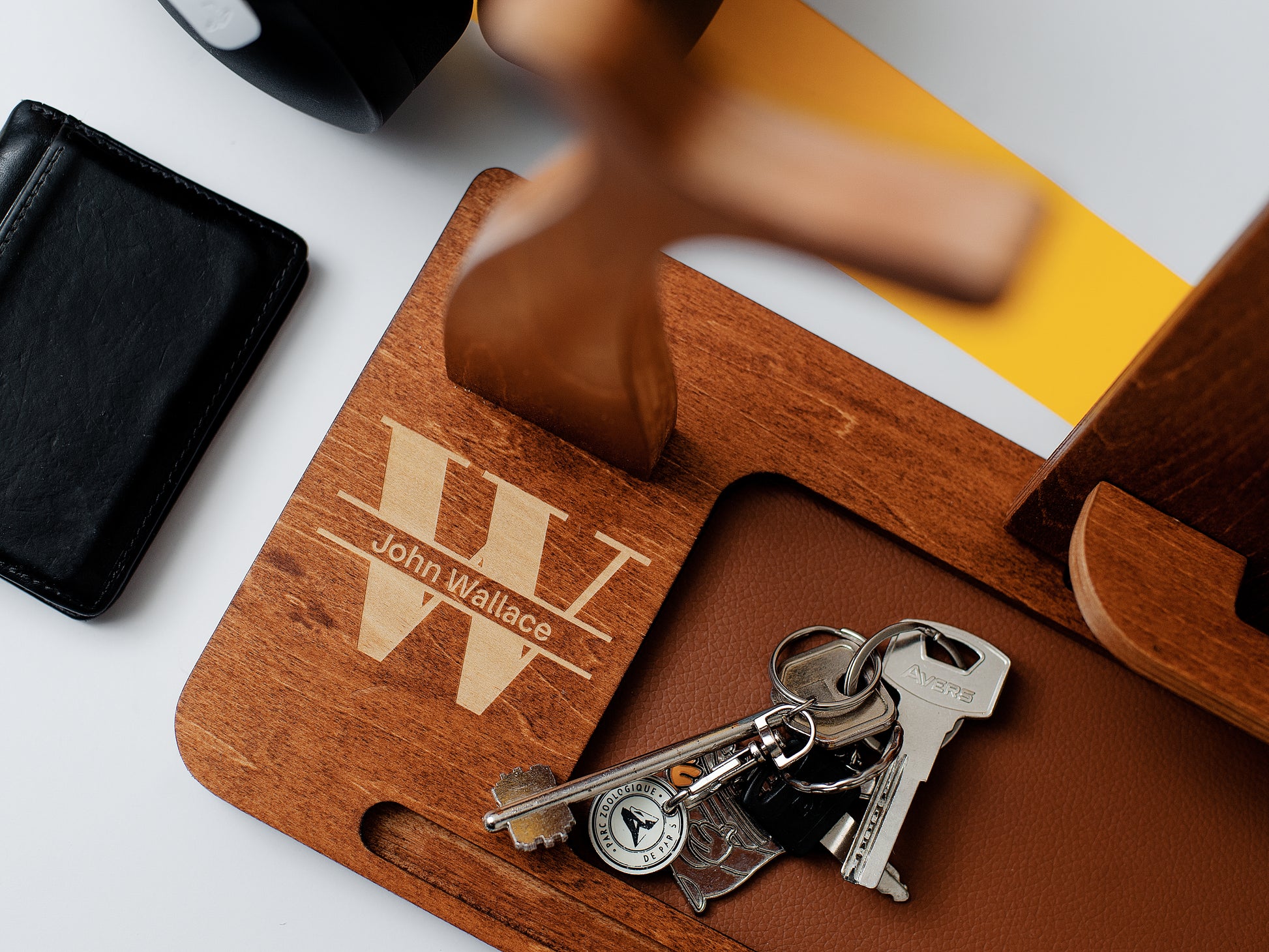 All-in-one Desk Organizer - Walnut