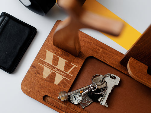 All-in-one Desk Organizer - Walnut