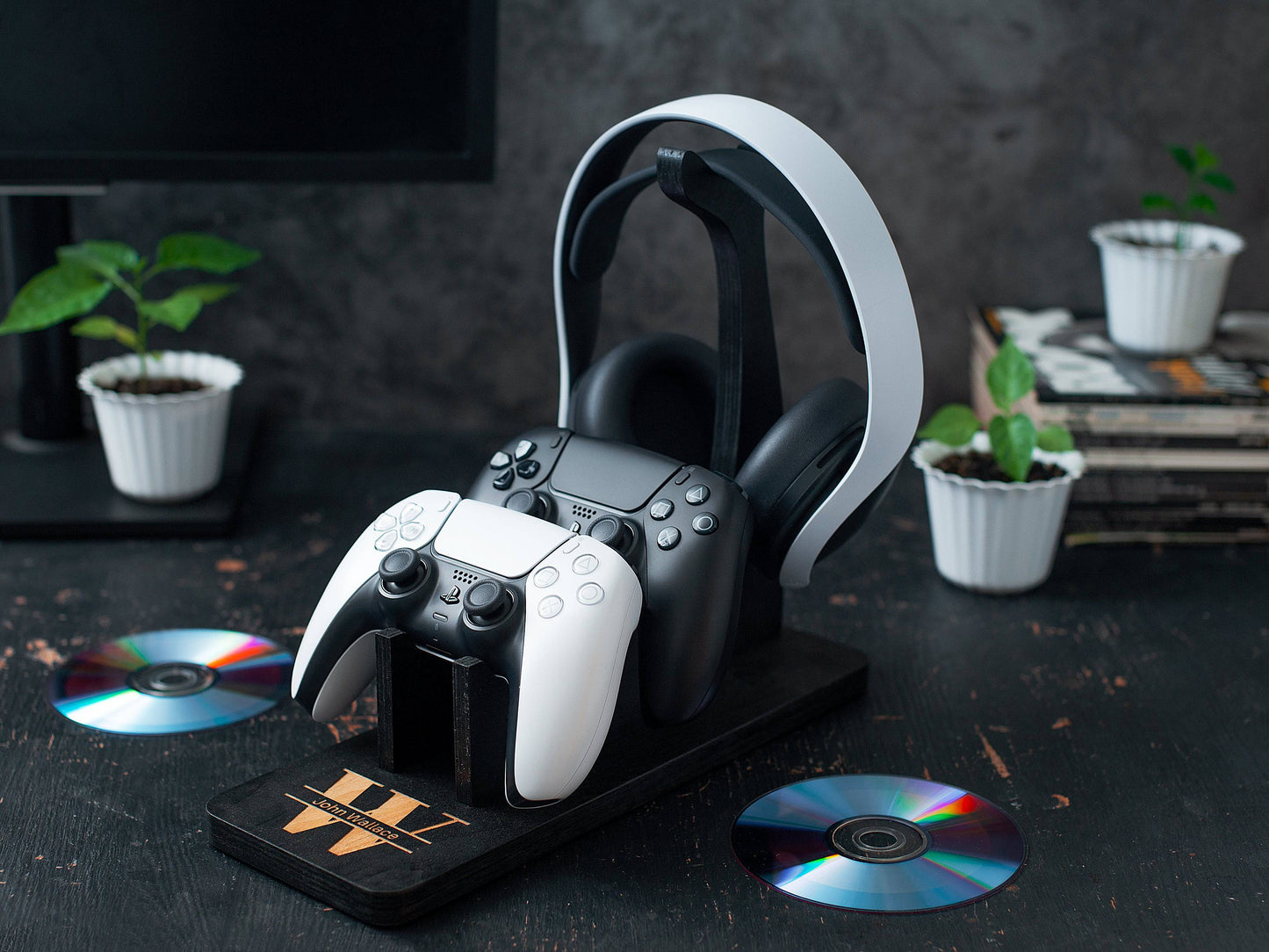 Gift for Gamers | Controller Stand - Wenge - Madeset