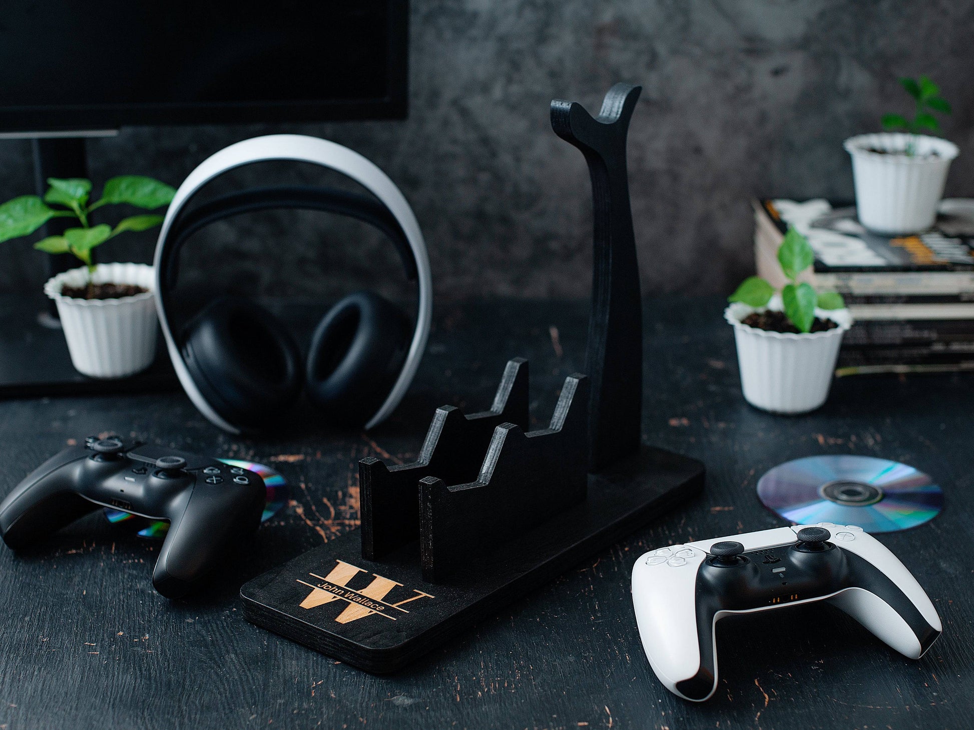 Gift for Gamers | Controller Stand - Wenge - Madeset